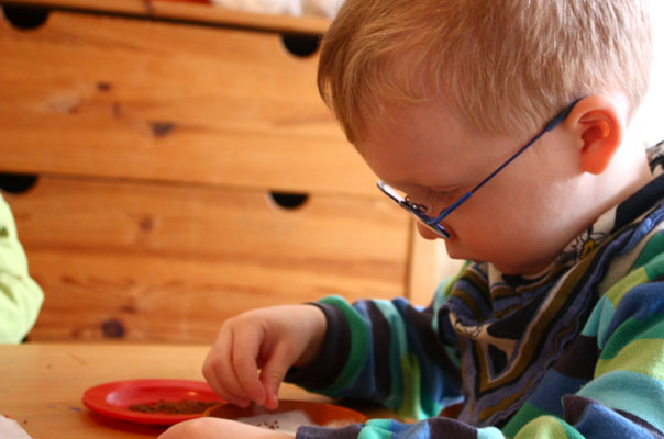 Schnee? Nicht mit uns! Tageskinder säen Kresse. TiQ! Kindertagespflege in Braunschweig Querum, Nicole Appel und Antje Storek – Kindertagespflege, Tagesmutter und Großtagespflege für Braunschweig Querum, Gliesmarode, Riddagshausen, Östliches Ringgebiet, Volkmarode, Bienrode, Waggum, Hondelage, Schuntersiedlung, Kralenriede, Dibbesdorf, Schwarzer Berg, Siegfriedviertel, Nordstadt und Schapen