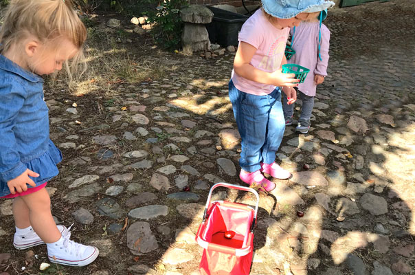 Hello Herbst - Tageskinder sammeln Kastanien! TiQ! Kindertagespflege in Braunschweig Querum, Nicole Appel und Antje Storek – Kindertagespflege, Tagesmutter und Großtagespflege für Braunschweig Querum, Gliesmarode, Riddagshausen, Östliches Ringgebiet, Volkmarode, Bienrode, Waggum, Hondelage, Schuntersiedlung, Kralenriede, Dibbesdorf, Schwarzer Berg, Siegfriedviertel, Nordstadt und Schapen