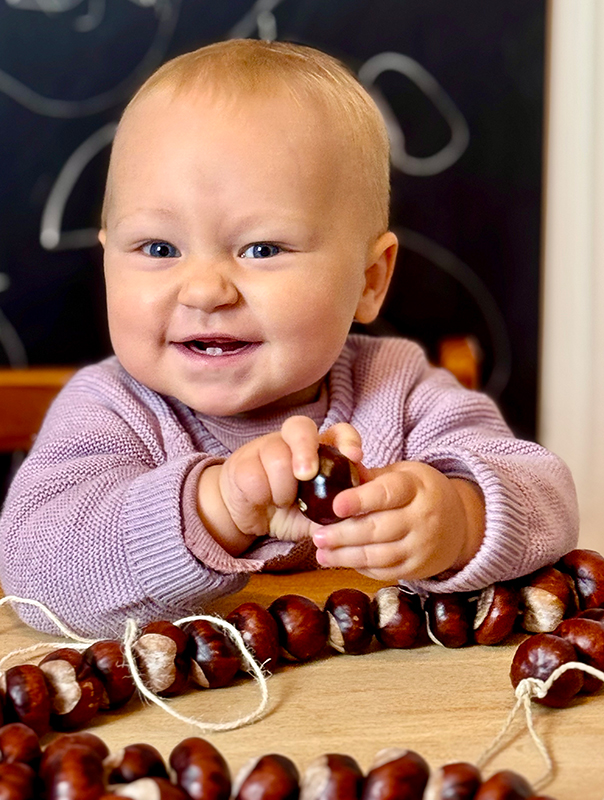 Unsere Kastanienketten! Wir Tageskinder basteln. TiG! Kindertagespflege in Braunschweig Nicole Appel – Kindertagespflege, Krippe und Tagesmutter für Braunschweig Gliesmarode, Querum, Riddagshausen, Östliches Ringgebiet, Volkmarode, Bienrode, Waggum, Hondelage, Schuntersiedlung, Kralenriede, Dibbesdorf, Schwarzer Berg, Siegfriedviertel, Nordstadt und Schapen